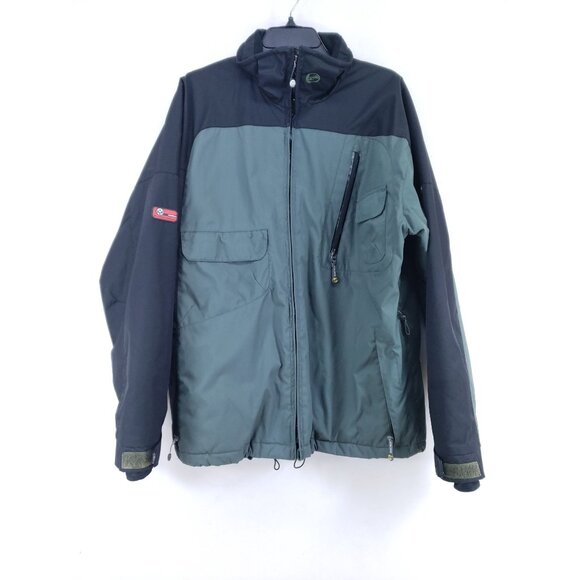 Liquid Insulated Snow Jacket Men's Size Small Gray Bushwacker 4000mm - Picture 1 of 10